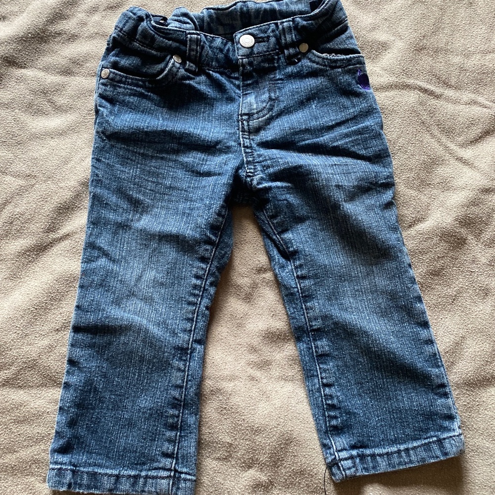 Toddler blue jeans